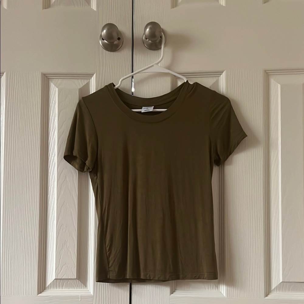 Olive Green Women's Top